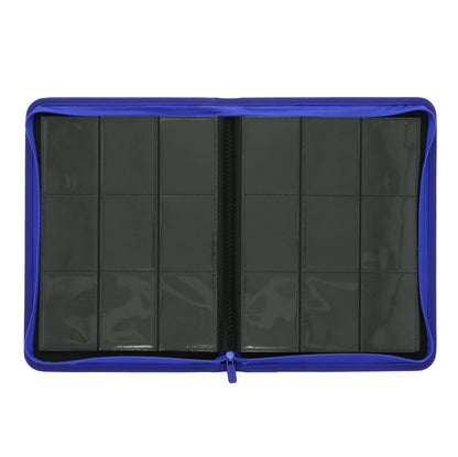 BCW Z-Folio 9-Pocket Album - Blue – open view