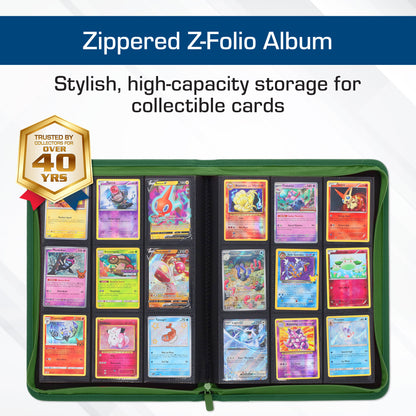 BCW Z-Folio 9-Pocket Album - Green – dimensions and specifications