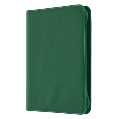BCW Z-Folio 9-Pocket Album - Green – angled view