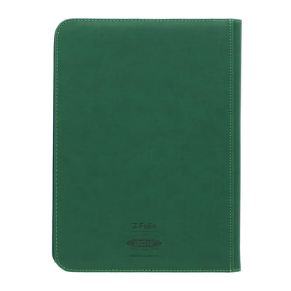 BCW Z-Folio 9-Pocket Album - Green – rear view