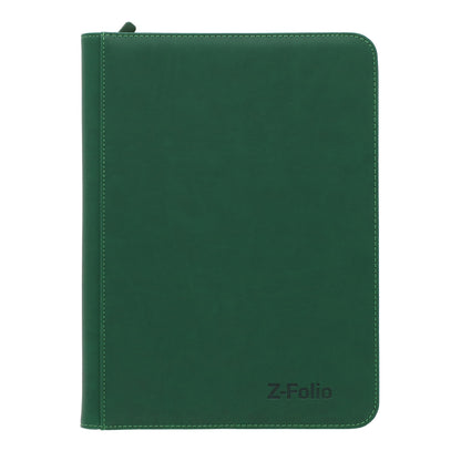 BCW Z-Folio 9-Pocket Album - Green – front product view
