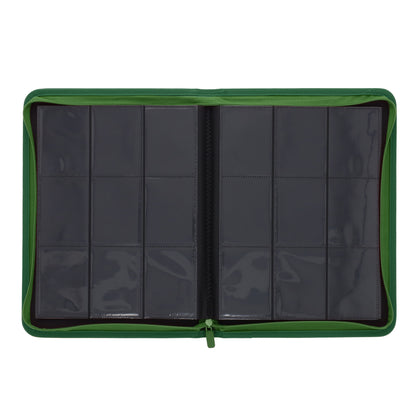 BCW Z-Folio 9-Pocket Album - Green – open view
