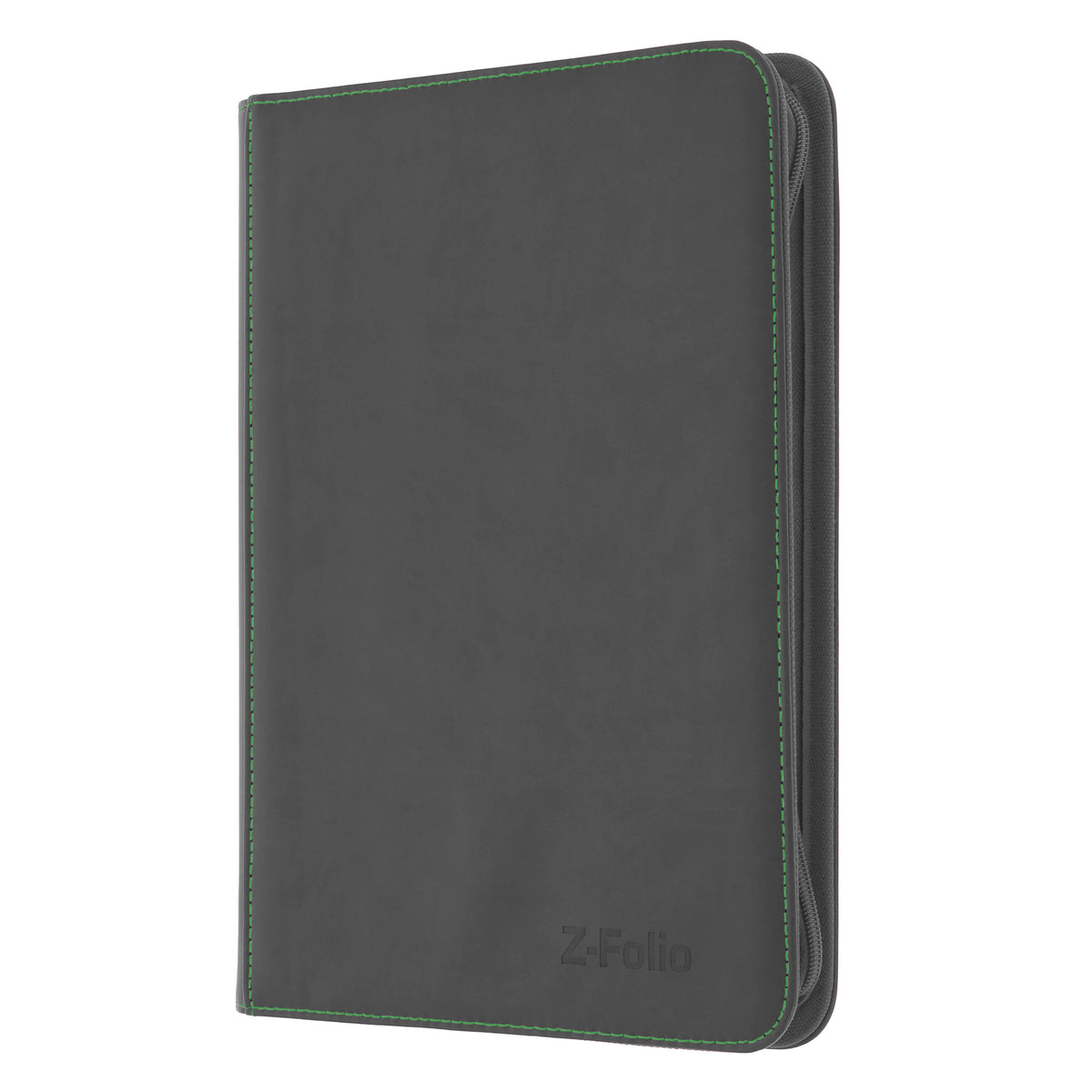 BCW Z-Folio 9-Pocket Album - Gray – angled view