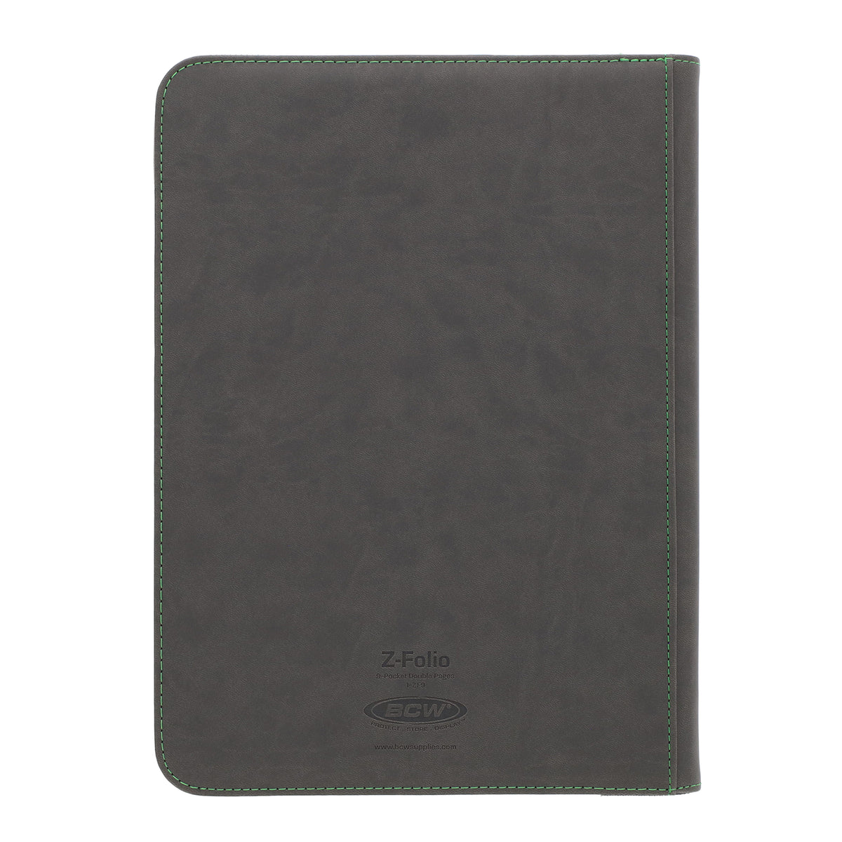 BCW Z-Folio 9-Pocket Album - Gray – rear view