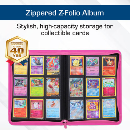 BCW Z-Folio 9-Pocket Album - Pink – dimensions and specifications