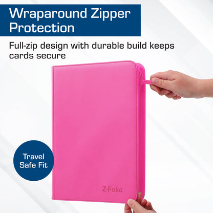 BCW Z-Folio 9-Pocket Album - Pink – dimensions and specifications