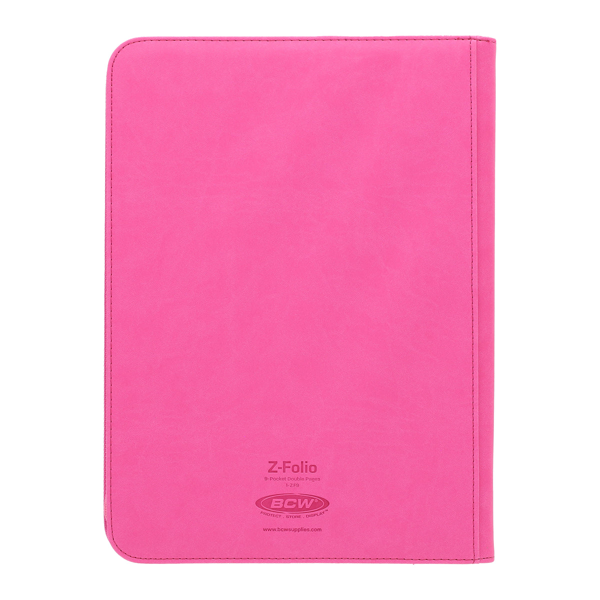 BCW Z-Folio 9-Pocket Album - Pink – rear view