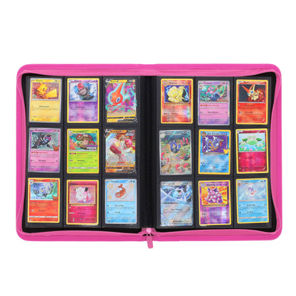 BCW Z-Folio 9-Pocket Album - Pink – open view