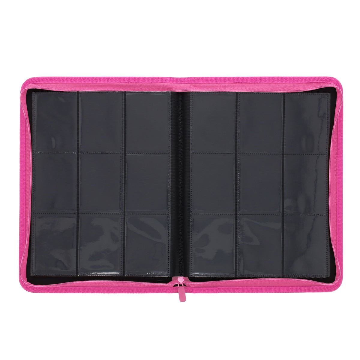 BCW Z-Folio 9-Pocket Album - Pink – open view
