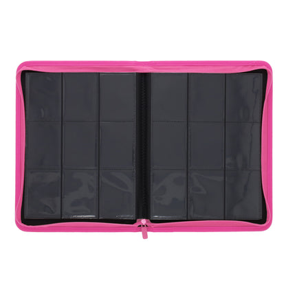 BCW Z-Folio 9-Pocket Album - Pink – open view