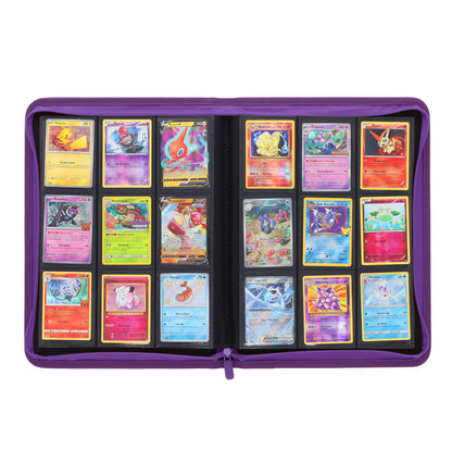 BCW Z-Folio 9-Pocket Album - Purple – front product view