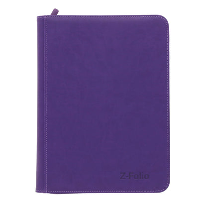 BCW Z-Folio 9-Pocket Album - Purple – front product view