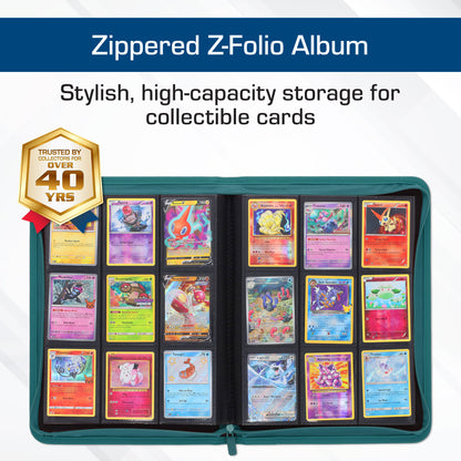 BCW Z-Folio 9-Pocket Album - Teal – dimensions and specifications