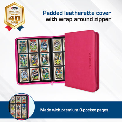 BCW Z-Folio 9-Pocket Album - Pink – dimensions and specifications