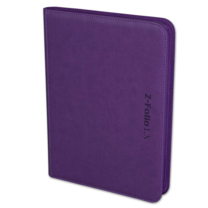 BCW Z-Folio 9-Pocket Album - Purple – front product view
