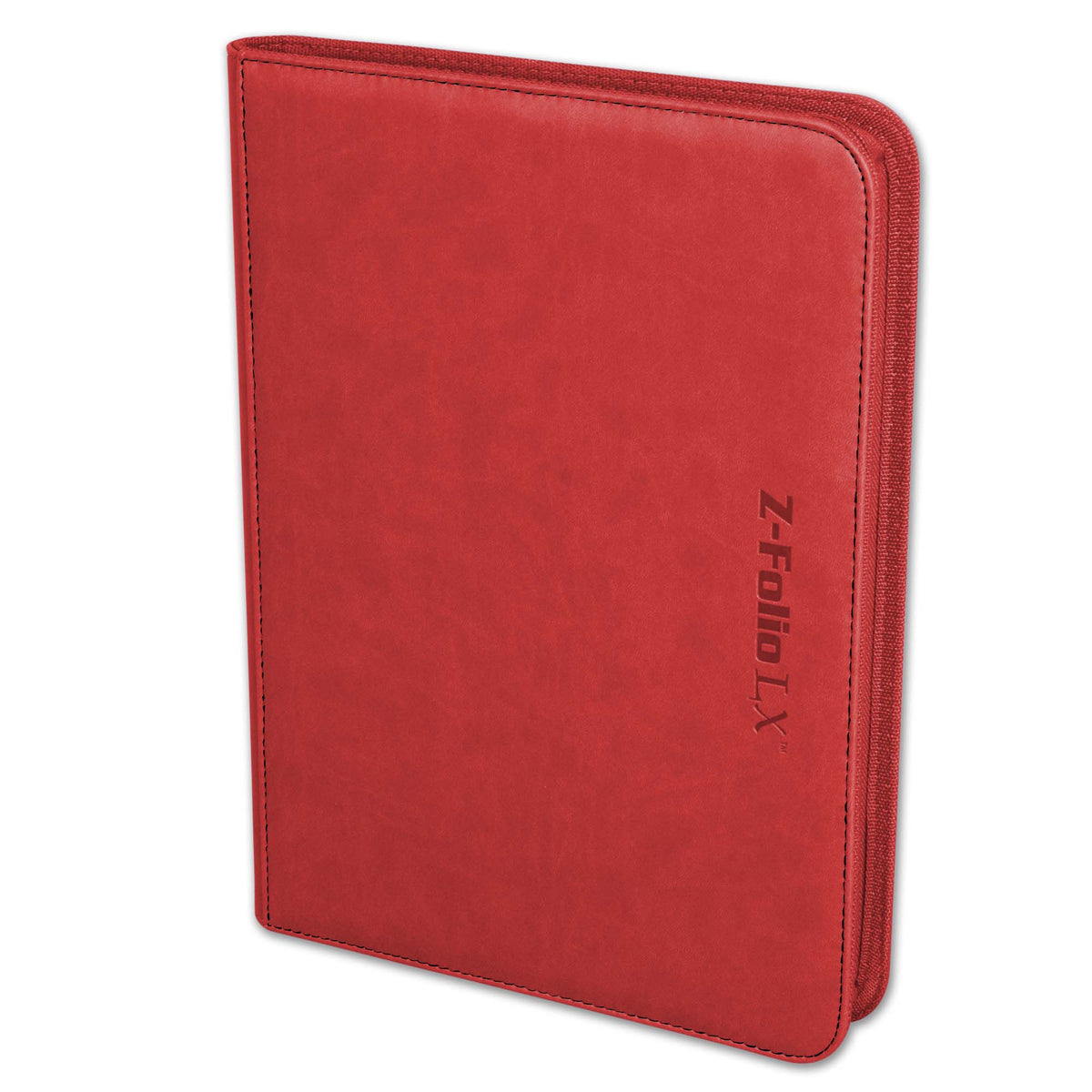 BCW Z-Folio 9-Pocket Album - Red – front product view