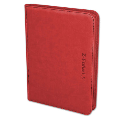 BCW Z-Folio 9-Pocket Album - Red – front product view