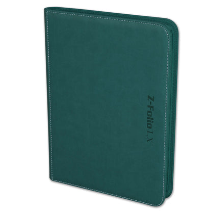 BCW Z-Folio 9-Pocket Album - Teal – front product view