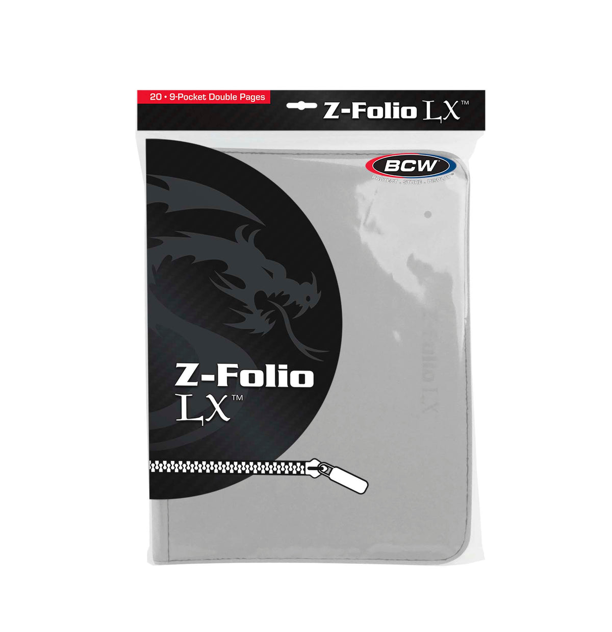 BCW Z-Folio 9-Pocket Album - White – front product view