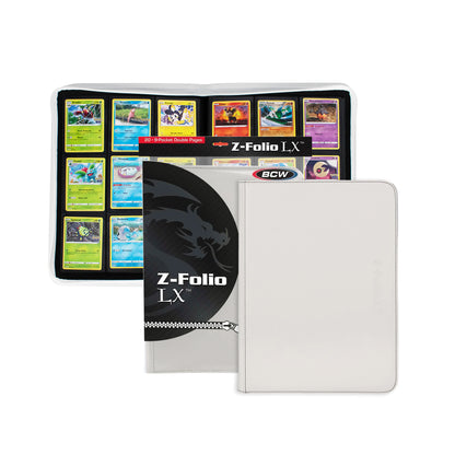 BCW Z-Folio 9-Pocket Album - White – front product view