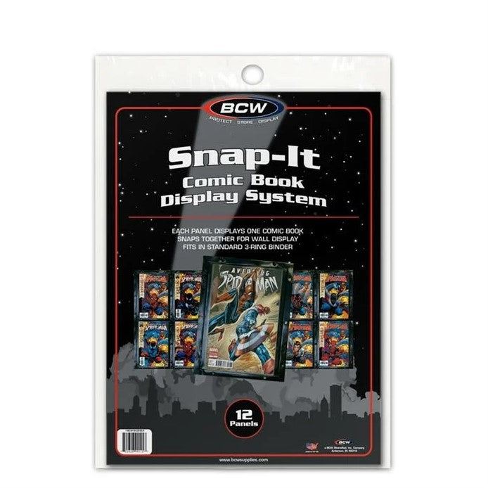 BCW Comic Book Snap-It - Black – front product view