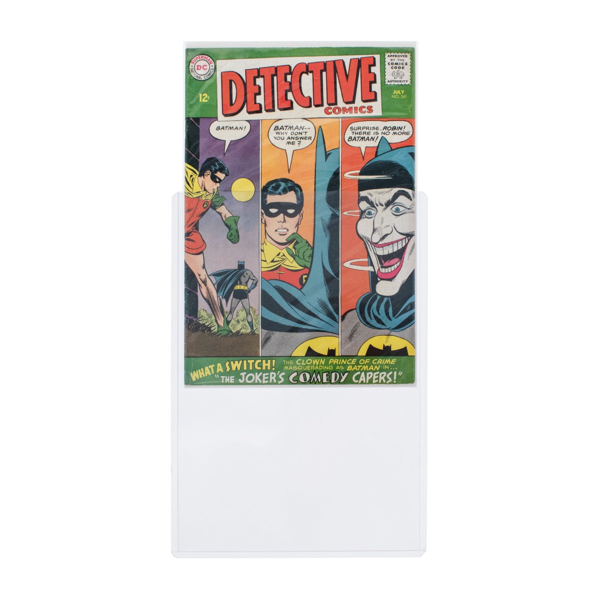 BCW Rigid Silver-Age Comic Book Protector – front product view