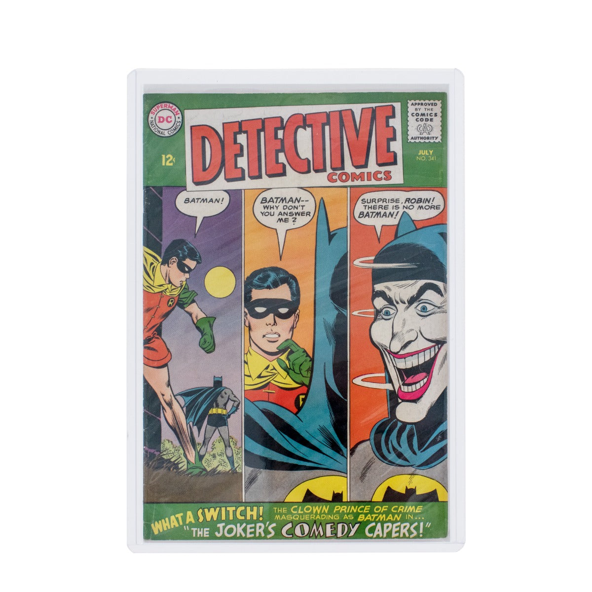 BCW Rigid Silver-Age Comic Book Protector – front product view