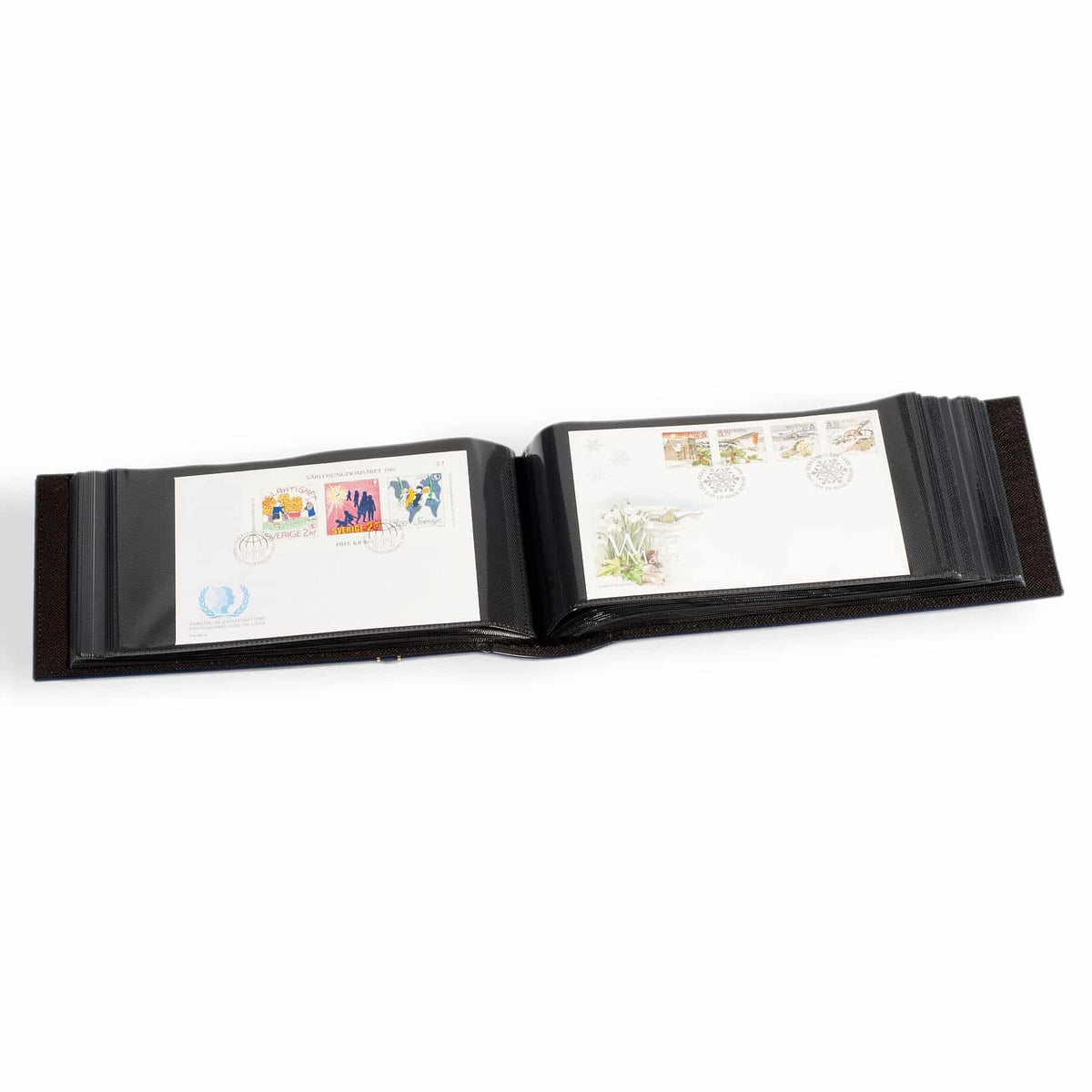 Album for 100 FDCs or letters in C6 format, red