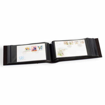 Album for 100 FDCs or letters in C6 format, red