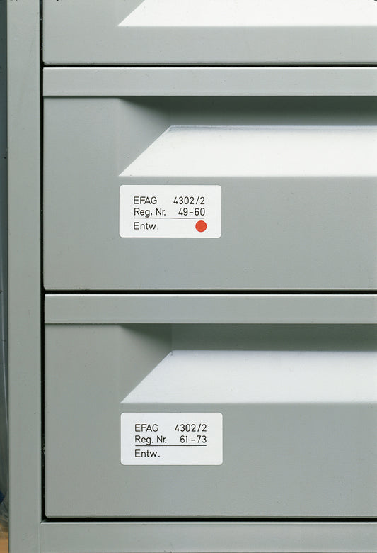 Removable Multi-Purpose Labels, 12 x 18mm, White, for Hand Lettering