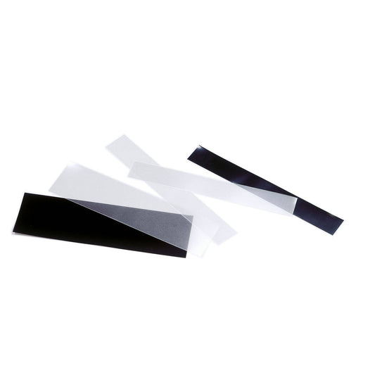 SF assortment, 50 strips of varying heights, clear backing film
