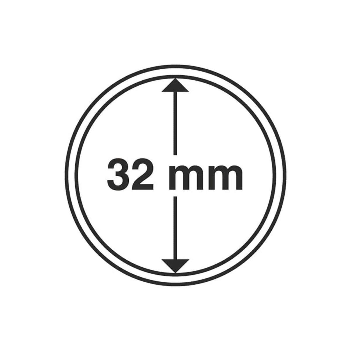 Coin Capsules, Inner Diameter 32mm