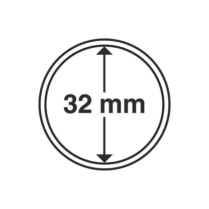 Coin Capsules, Inner Diameter 32mm