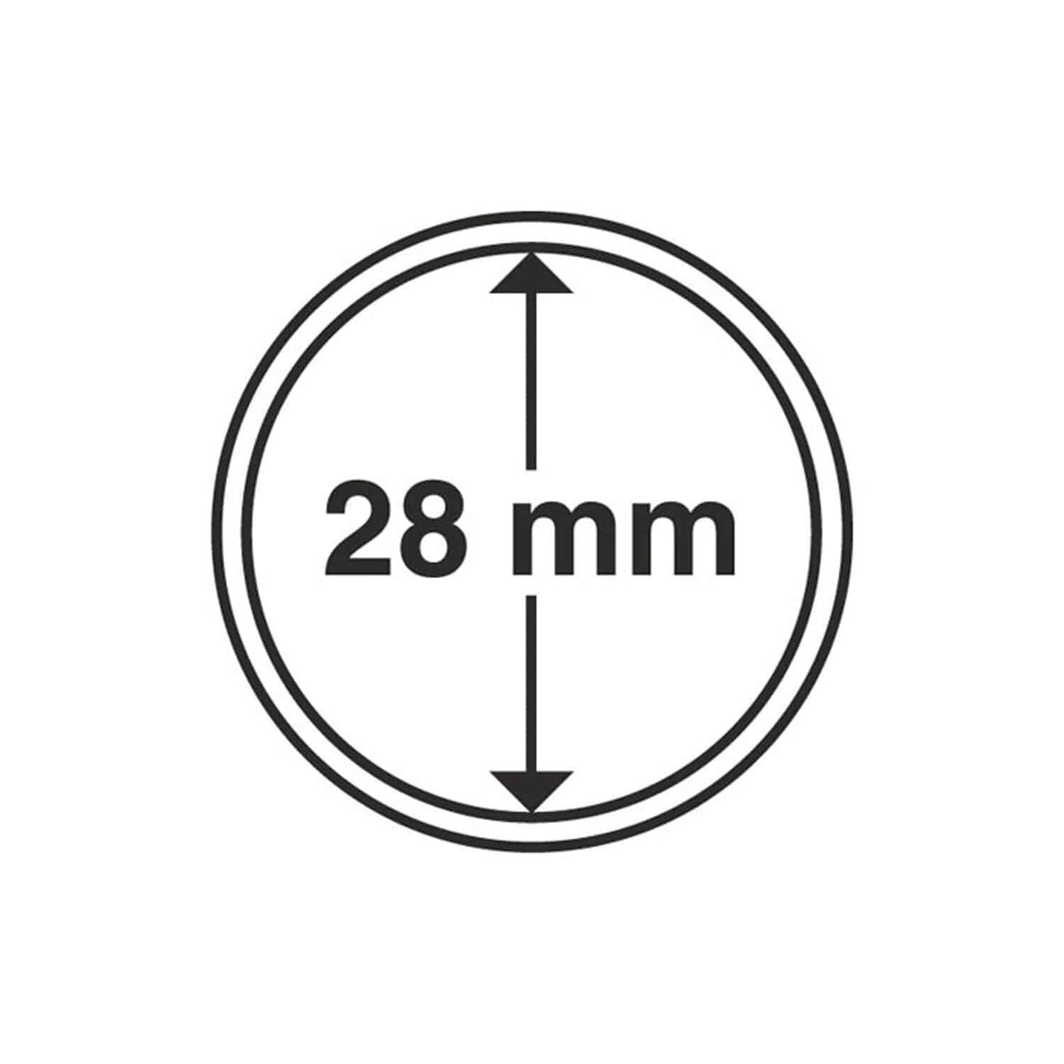 Coin Capsules, Inner Diameter 28mm