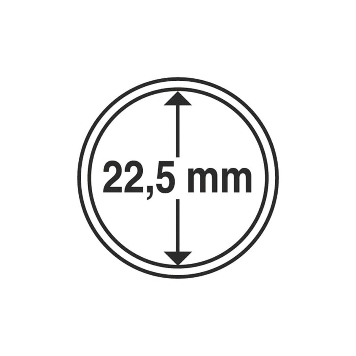 Coin Capsules, Inner Diameter 22.5mm