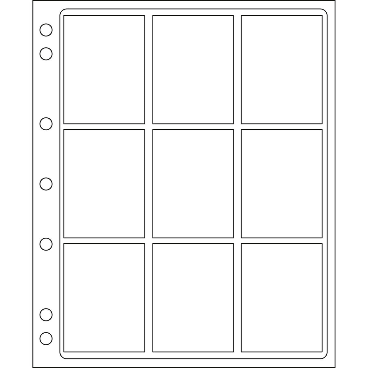Plastic Sheets ENCAP, clear pockets for Everslab, Quickslab and US PCGS Coin Capsules