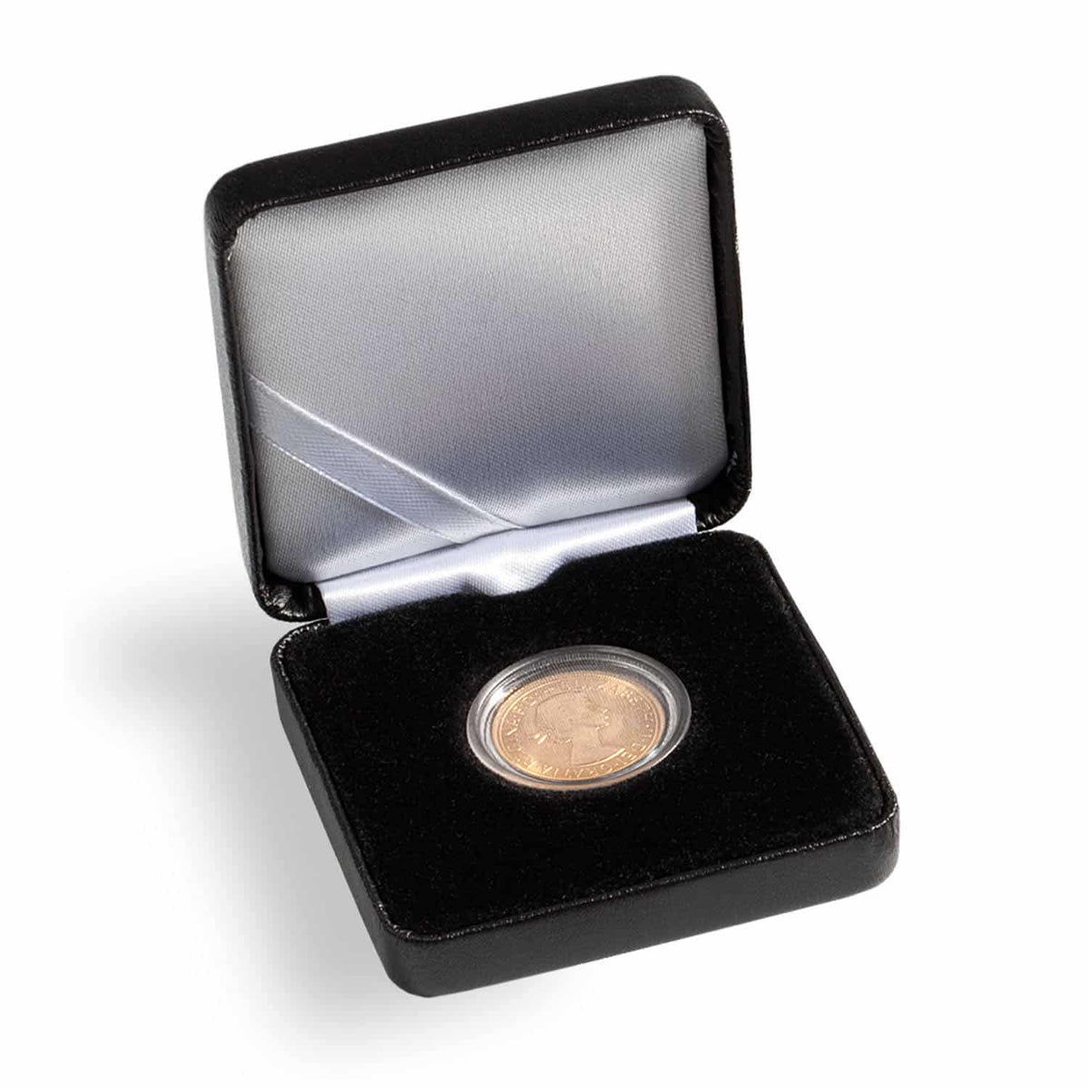 Single Coin Box NOBILE, up to diameter 26mm, black