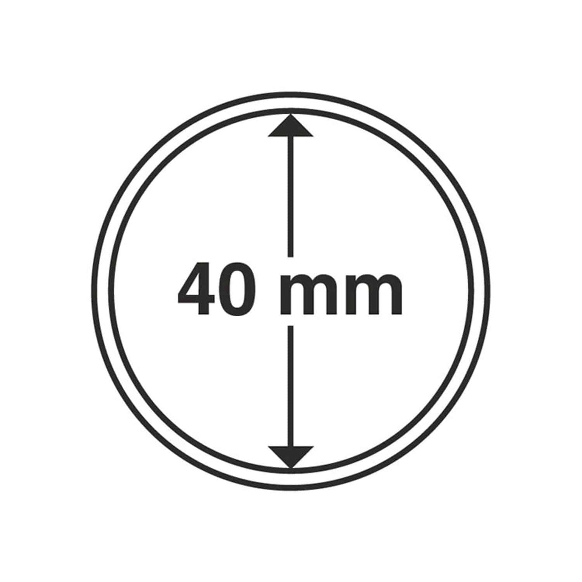 Coin Capsules, Inner Diameter 40mm