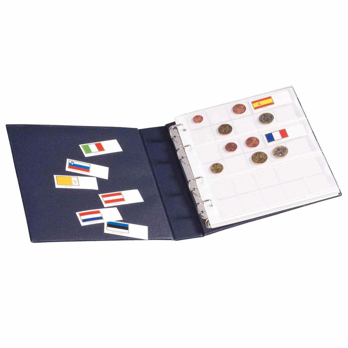 Euro Coin Album in NUMIS format, blue
