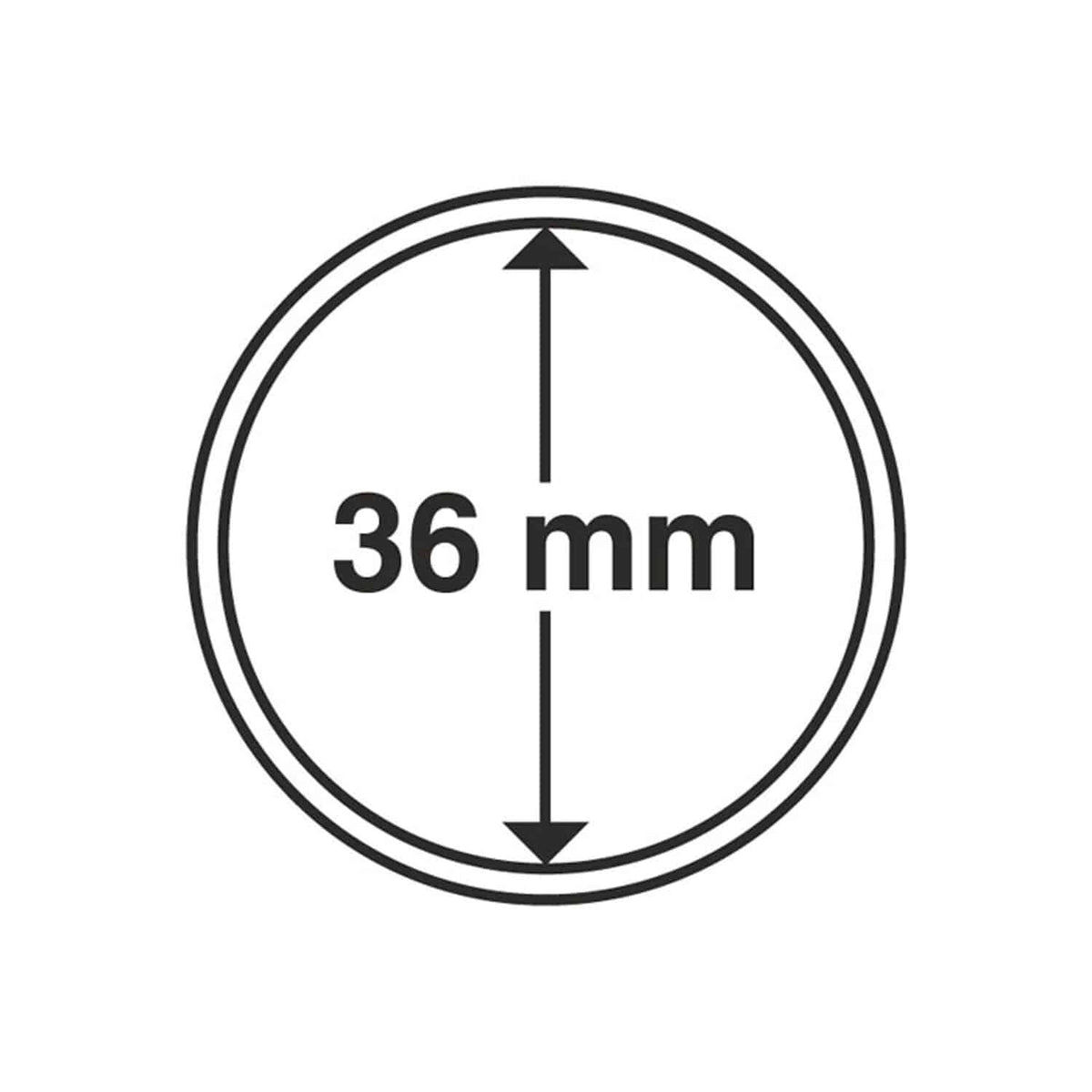 Coin Capsules, Inner Diameter 36mm