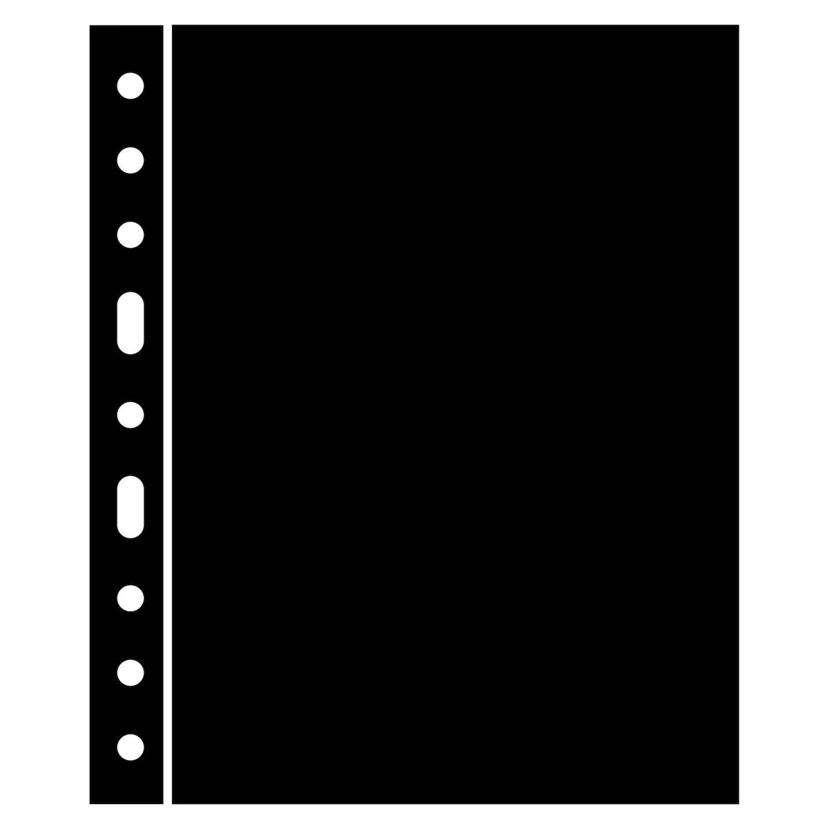 GRANDE interleaves, black, pack of 5