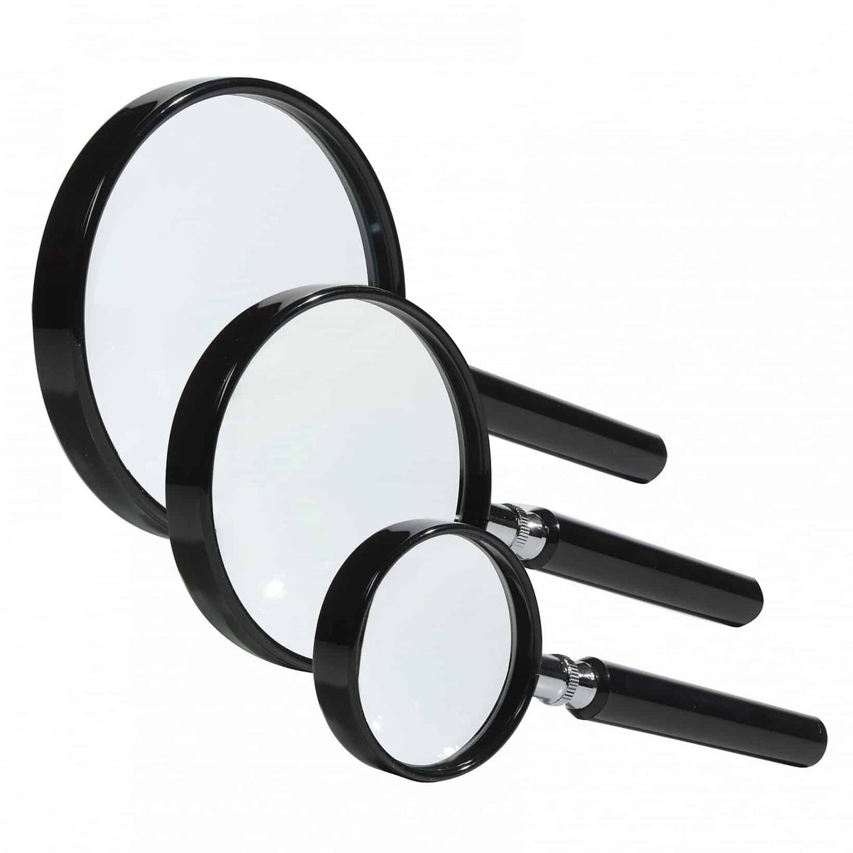 Magnifier glass with handle, 2.5x magnification