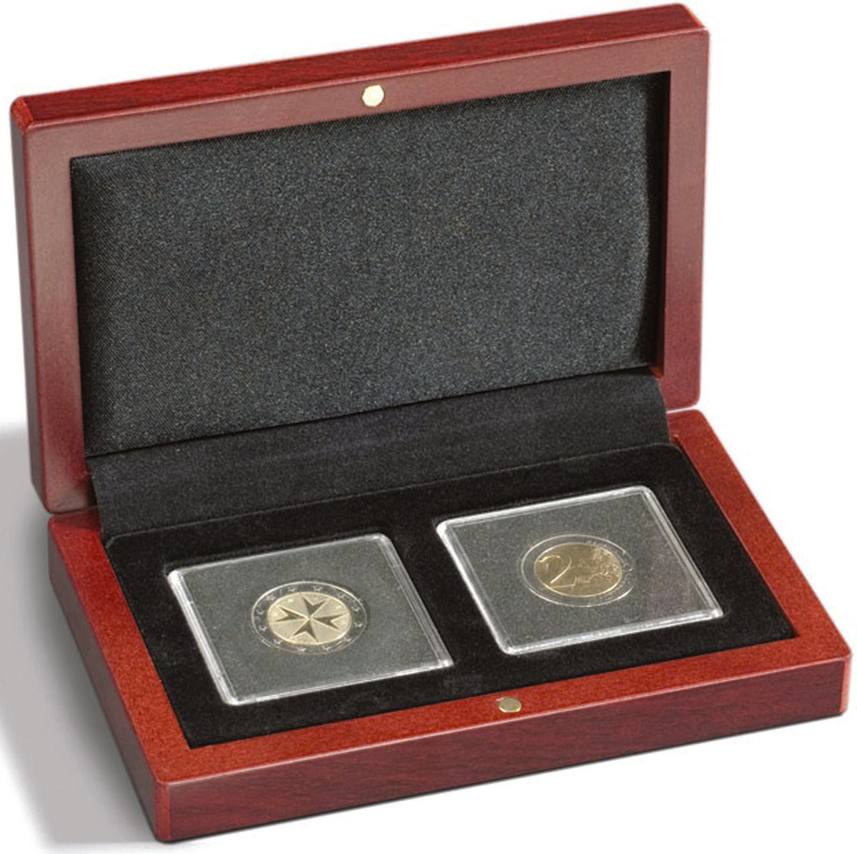 Small Coin Box VOLTERRA, for 2 QUADRUM