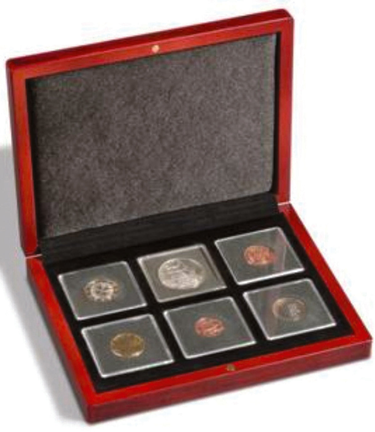 Small Coin Box VOLTERRA, for 6 QUADRUM