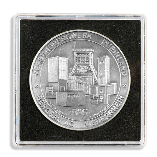 Square Coin Capsules QUADRUM XL, Inner Diameter 57mm