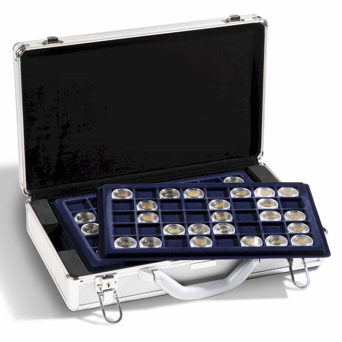 coin case CARGO L 6 for 240 2-Euro coins in capsules, includes 6 Coin Trays