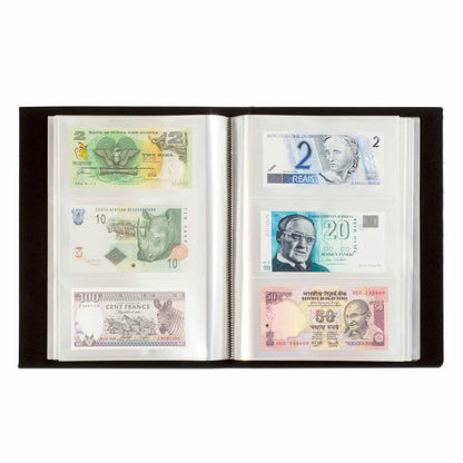 Album for 300 banknotes, black