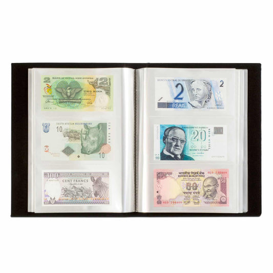 Album for 300 banknotes, black