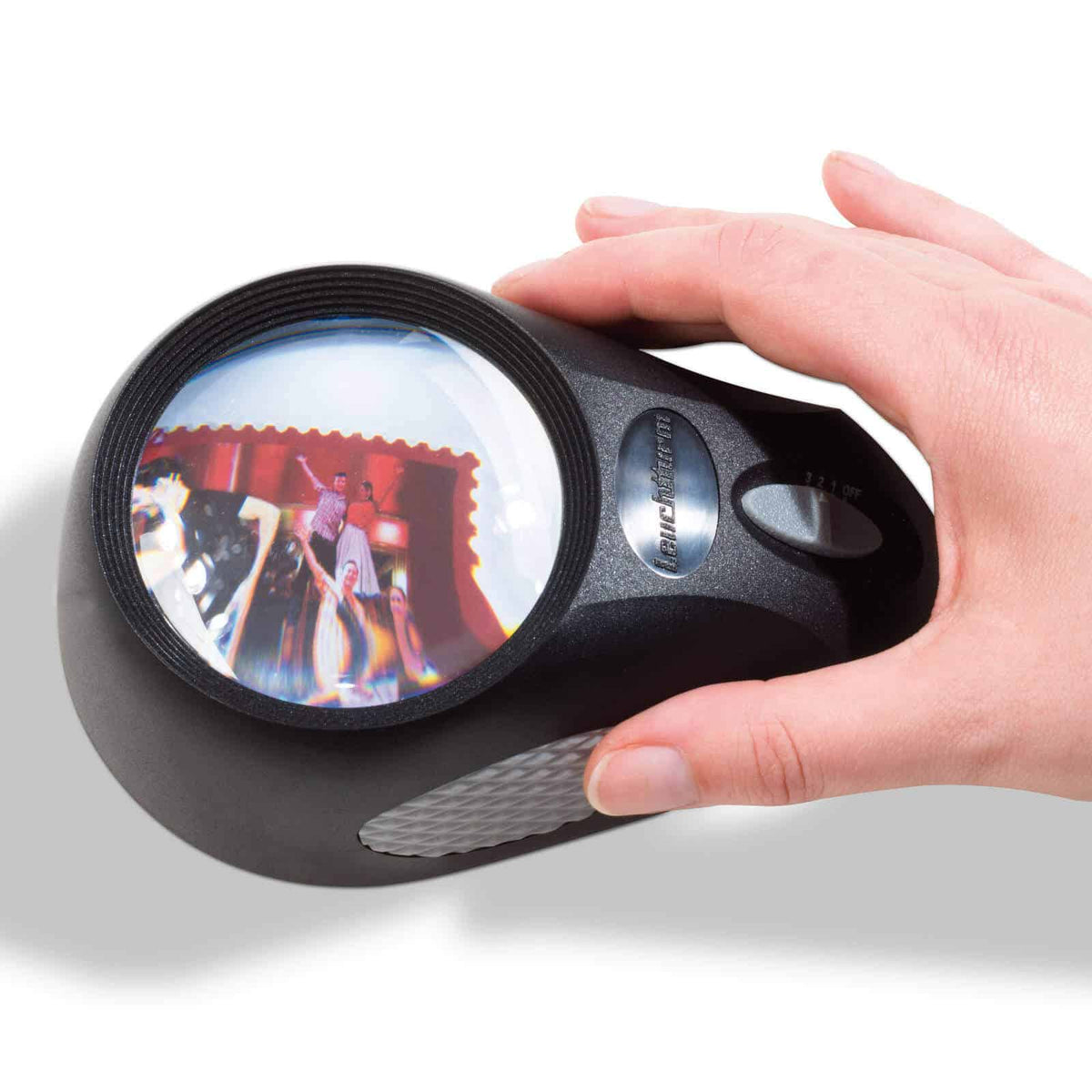 Magnifer BULLAUGE with 5x magnification, 6 LED's, 3 brightness settings