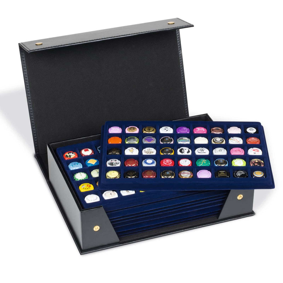 TABLO presentation case, empty, space for 10 trays (L-sized), black
